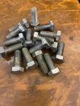 Stainless Bolt 1"-9 X 1/2 Standard American Thread Steel 16 Pack. Fixed Price $47.95.