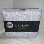 Lauren Ralph 4 Piece Queen Sheet Set Paisley Pattern 100% Cotton New Nip. Fixed Price $70.00.