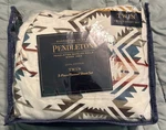 Pendleton Twin Flannel Sheet Set 3 Piece White Sand Aztec Southwestern New Open. Fixed Price $59.99.