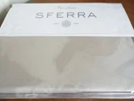 Sferra Celeste Full Bottom Fitted Sheet Grey / Gray Cotton Percale Italy - New!. Fixed Price $179.95.