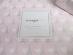 New Envogue Kids Cotton Pink White Silver Eiffel Tower Heart Sheet Set - Twin. Fixed Price $39.99.