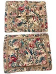 Lauren Ralph Pillow Set Of 2 Standard Sz. Jute Trimmed Floral Tangier. Fixed Price $38.00.