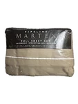 Vintage Martex Pipeline Full Flat Sheet 180 Percale Cotton Blend Khaki Tan. Fixed Price $39.95.
