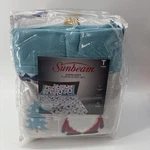 Sunbeam Super Soft Heavyweight Fleece Sheet Set Twin Nordic Gnome. Fixed Price $43.00.