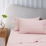 400TC Blush Bamboo Cotton Mega / Super Sheet Set 50CM Wall By Accessorize. Fixed Price $110.43.