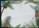 Ambesonne Pineapple Place Mats, Set Of 4, New. Fixed Price $24.99.