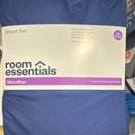 Room Essentials Twin Xl Microfiber Sheet Set Sapphire Wrinkle Resistant. Fixed Price $6.99.