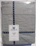 Amalia Novo Queen 100% Stonewashed Flax Linen Flat Top Sheet Grey 94X112 Nwt. Fixed Price $117.99.