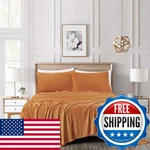Chezmoi Collection Extra Soft Fleece Sheet Set California King Microplush. Fixed Price $73.54.