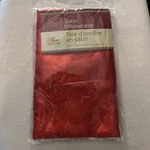 New Home Collection Intense Red Satin Pillowcase Size 20"X30". Fixed Price $7.99.