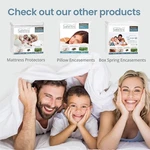 Saferest Premium Waterproof Bed Bug Mattress Encasement Full 9"-12". Fixed Price $19.00.