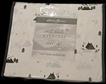 Eddie Bauer Cascade Camping Queen Sheet Set, 100% Cotton Bedding New. Fixed Price $28.56.