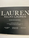 Ralph Lauren Queen Sheet Set Dunham Sateen 4PC White. Fixed Price $99.00.