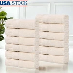 Venice Zero Twist Face Towels Set Of 12 Plush Washcloths Quick Dry 100 Cotton. Fixed Price $42.80.