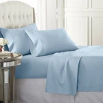 1500 Thread Count 100% Egyptian Cotton Sheet Sets (style: Solid). Fixed Price $60.00.