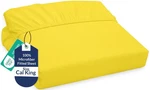 Royale Linens Fitted Sheet California - Ultra King, Yellow. Fixed Price $25.49.