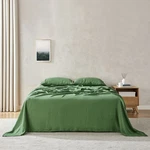 Natural Home Linen Sheet Set (olive) - Single. Fixed Price $257.08.