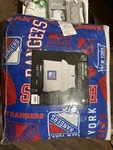 Foco New York Rangers Nhl Full 5-PIECE Bed In Bag Comforter Sheet Set. Fixed Price $50.00.