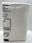 Ikea Fargmara Queen Sheet Set White (4 Pieces) 100 % Cotton New. Fixed Price $27.89.