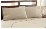Amrapur King Size 4 Piece Sheet Set Beige 11200SDF-BGE-KG. Fixed Price $25.00.