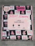 Betsey Johnson Queen Skull Ghost Bow Halloween Set 6PC Black Pink. Fixed Price $39.95.