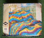 Morgan Home Fashions 'chaser' Tie Dye 100% Cotton Knit Jersey Twin Sheet Set. Fixed Price $29.95.