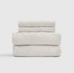 Nwt Quince European Linen Set Piece Sand King Flax Msrp $204. Fixed Price $144.99.
