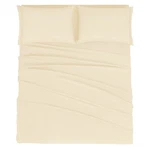Mejoroom Size Set - Hotel Luxury 1800 Bedding Queen, Taupe. Fixed Price $47.16.