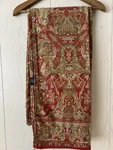 Ralph Lauren Vtg Randolph Galahad Queen Flat Sheet Gold Paisley Retired 90S. Fixed Price $98.99.