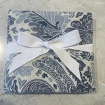 Tommy Bahama Pillow Shams Standard Blue & White Floral / Leaf Pattern. Fixed Price $17.95.