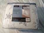 Cuddl Duds Heavy Weight 100% Cotton Flannel Sheet Set -snowflakes Queen. Fixed Price $119.99.