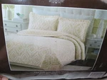 New Raymond Waites 2 King Shams - Butter Light Yellow And White Nip. Fixed Price $39.98.