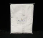 Matouk Standard Pillow Case 21X33 Nocturne White - 600 Thread Count Sateen #M212. Fixed Price $88.79.