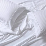 Sheetsnthings Damask Stripes 650-THREAD-COUNT Cotton-blend 4PC Full Bed Sheet.... Fixed Price $102.61.