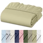 Ruvanti 100% Cotton Queen Fitted Sheet Only - Crispy Cooling Percale .... Fixed Price $37.93.