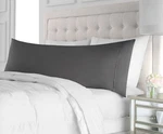 Egyptian Luxury Microfiber Body Pillowcase 21"X60" Dark Gray. Fixed Price $5.99.