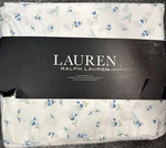 Lauren Ralph Blue Floral 4 Piece Queen Size Set Bed New. Fixed Price $84.99.