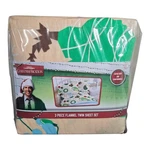 National Lampoon's Christmas Vacation: Yule Believe 3PC Flannel Twin Sheet Set. Fixed Price $25.00.