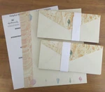 Hallmark Connections Specialty Paper Beach Set 22 Sheets 8.5"X11" 25 Envelopes. Fixed Price $9.00.
