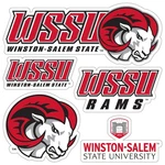 Winston-salem State College Sticker Multipack School Spirit Decal Set. Fixed Price $9.49.