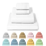 Mellanni 4-PIECE Bed Sheet Set- Deep Pocket, Wrinkle, Stain Resistant Microfiber. Fixed Price $39.97.