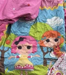Lalaloopsy Bedspread Comforter 42X56 Mga Vintage - Fitted & Flat Sheet Toddler. Fixed Price $31.50.