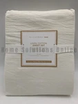 Pottery Barn Teen Linen Cotton Sheet Set Pcs White Twin / Xl #A1381. Fixed Price $86.77.