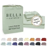 Bella Coterie Luxury Bamboo Viscose King Size Sheet Set 100% Organically Gr.... Fixed Price $157.33.