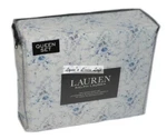Ralph Lauren Queen Sheet Set 4P Blue Floral French Country Cotton Tiny. Fixed Price $119.99.