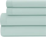 Modal Jersey Sheet Set - Soft & Durable, Twin Blue Haze. Fixed Price $143.99.