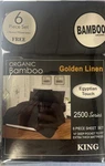New! 6 Piece Organic Bamboo King Size Sheet Set - Black Deep Pockets, Egyptian. Fixed Price $26.97.