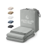 Linden & Lain Luxury King Size Bed Set Organic Ultra Soft .... Fixed Price $149.90.