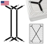 Feelathome Bed Holder Straps Criss-cross Sheets Stays Suspenders Keep. Fixed Price $13.50.
