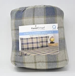 Flannel From Portugal Brown Plaid Sheet Set 4 Piece Queen 100% Cotton. Fixed Price $49.95.